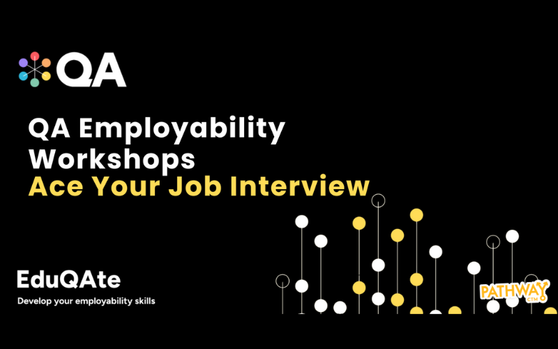 Picture for job interview workshop, by QA, as part of their EduQAte programme.